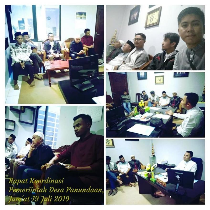 Rapat Koordinasi Mingguan PemDes Panundaan