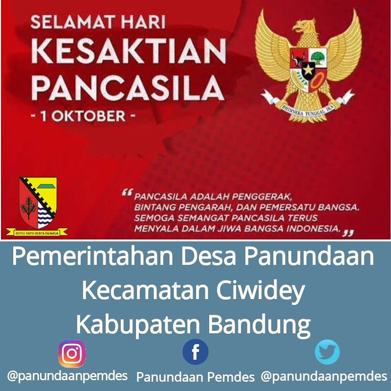 Selamat Hari Kesaktian Pancasila
