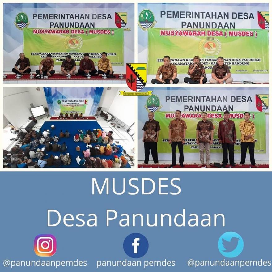 Musyawarah Desa (MUSDES) Desa Panundaan